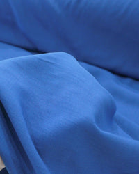 Tecido Crepe Textura de Linho Azul Royal