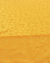 Tecido Cetim Brocado Animal Print Amarelo