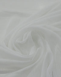 Tecido Crepe Chiffon Texturizado Offwhite