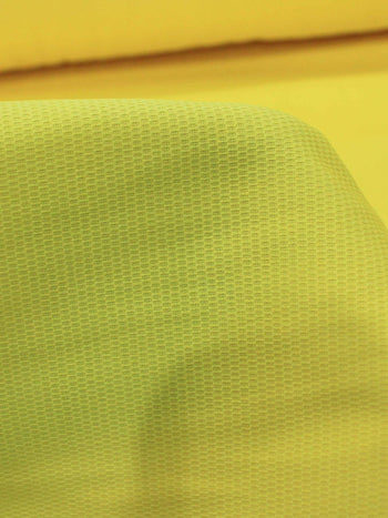 Tecido Piquet de Algodão com Elastano Amarelo