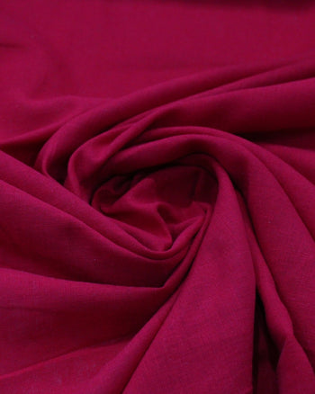 Tecido Cambraia de Linho Misto Vermelho Rubi
