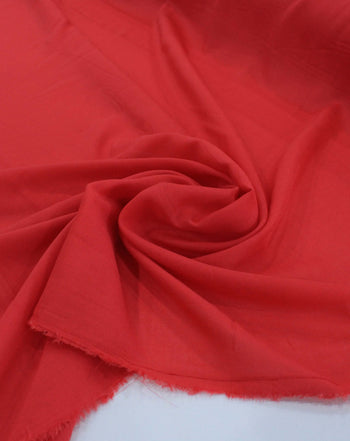Tecido Cambraia de Viscose Vermelho