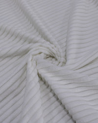 Tecido Veludo Cotelê Jumbo Offwhite