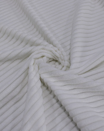 Tecido Veludo Cotelê Jumbo Offwhite