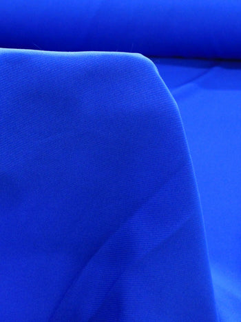 Tecido Crepe Salinas Sarjado Azul Royal