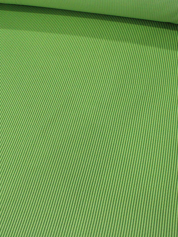 Tecido Viscose Mista Maquinetada Micro Listras Tons de Verde