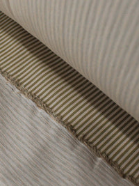 Tecido Viscose Mista Maquinetada Micro Listras Nude