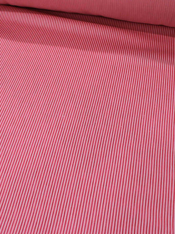 Tecido Viscose Mista Casca de Árvore Micro Listras Pink e Rosa