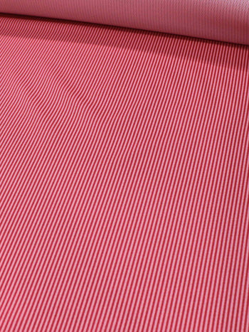 Tecido Viscose Mista Maquinetada Listras Pink e Rosa