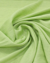 Tecido Crepe Grosso Misto Textura de Linho Verde