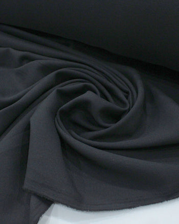 Tecido Crepe Texturizado Preto