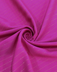 Tecido Viscose com Lurex Rosa