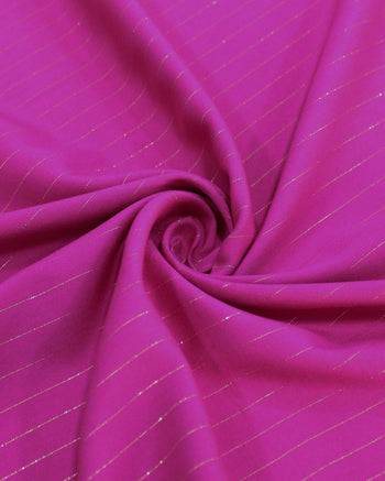 Tecido Viscose com Lurex Rosa