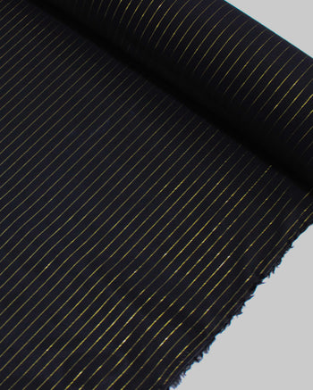 Tecido Viscose com Lurex Preto