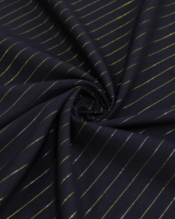 Tecido Viscose com Lurex Preto