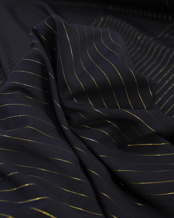 Tecido Viscose com Lurex Preto