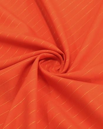 Tecido Viscose com Lurex Laranja Neon