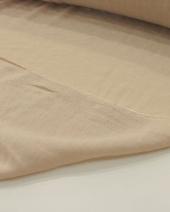 Tecido Crepe Shantung Bege