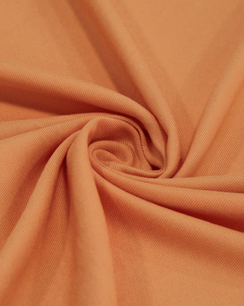 Tecido Viscose Sarjada Laranja Claro