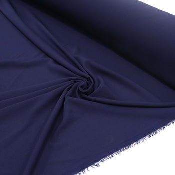 Tecido Crepe Bubble Azul Marinho Noite