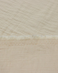 Tecido Crepe de Viscose Enrugado Creme