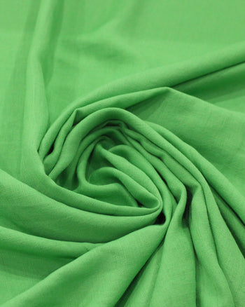 Tecido Viscose Mista Texturizada Verde Folha