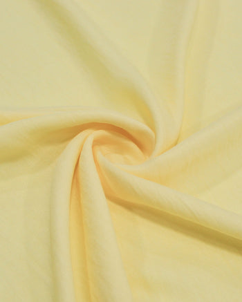 Tecido Crepe Duna Texturizado Amarelo Manteiga