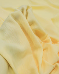 Tecido Crepe Duna Texturizado Amarelo Manteiga