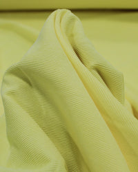 Tecido Veludo Cotelê com Elastano Amarelo Bebê
