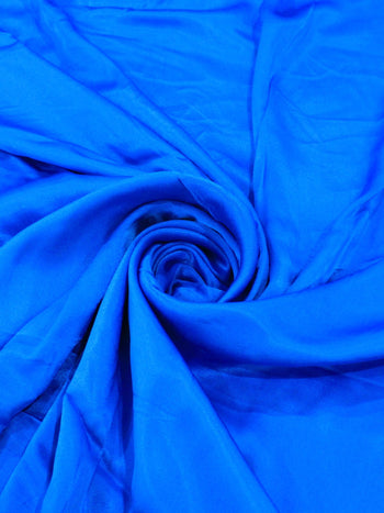 Tecido Viscose Acetinada Azul Royal