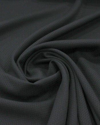 Tecido Crepe 3D Texturizado Preto