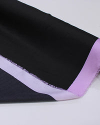 Tecido Crepe Silk Italiano Degradê Irregular Lilás e Preto