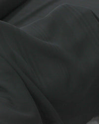 Tecido Crepe Chiffon Brocado Macro Listras Preto