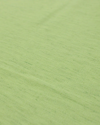 Tecido Crepe Grosso Misto Textura de Linho Verde