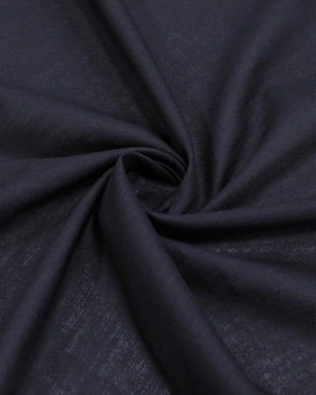 Tecido Linho Misto Camisaria Flamê Preto