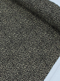 Tecido Crepe Italiano Micro Animal Print