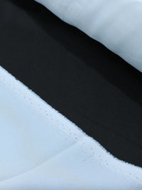 Tecido Crepe Italiano Maxi Flores Colorido e Preto