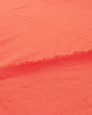 Tecido Cambraia de Viscose Laranja Queimado