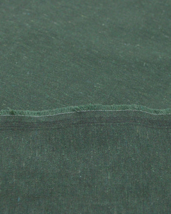 Tecido Linho de Algodão Verde Esmeralda
