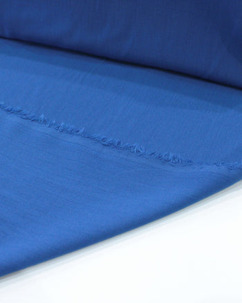 Tecido Crepe Textura de Linho Azul Royal