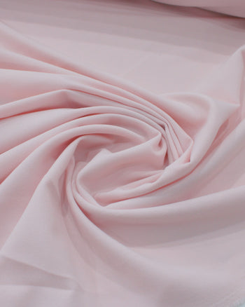 Tecido Crepe de Alfaiataria Rosa Bebê
