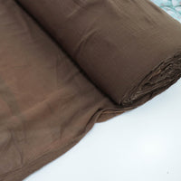 Tecido Crepe de Algodão Marrom