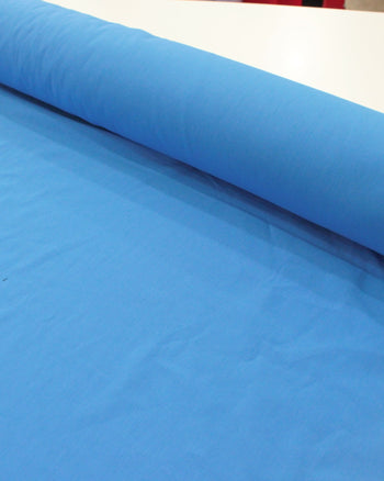 Tecido Crepe Fosco com Elastano Azul