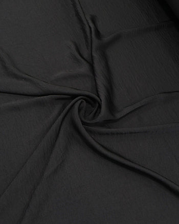Tecido Crepe Duna Texturizado Preto