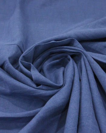 Tecido Cambraia de Linho Misto Azul Índigo