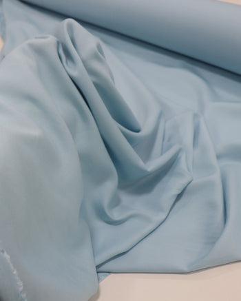 Tecido Viscose Sarjada Azul Bebê