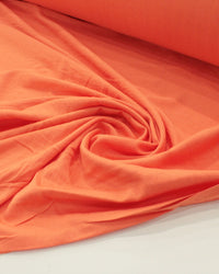 Tecido Viscose Mista com Poliamida Texturizada Laranja