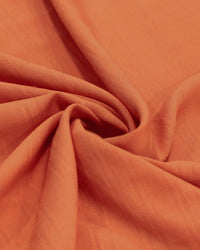 Tecido Viscose Texturizada Listras Verticais Brocadas Coral