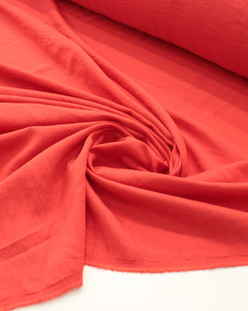 Tecido Crepe Misto de Viscose Vermelho