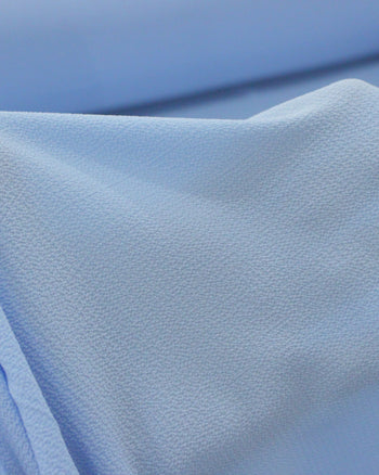 Tecido Crepe Bubble Azul Celeste